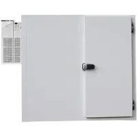 A&S polarny Gastro Tiefkühlzelle | begehbares Tiefkühlhaus | 4,3 m³ | 1500 x 1800 x 2250 mm | & Aggregat & Regal | inkl. Aufbau | Germany | -15 bis -20 °C
