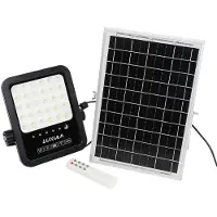 Luxula LED Solar-Fluter 1650 lm kaltweiß schwarz IP65
