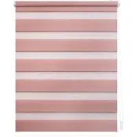 Lichtblick Doppelrollo blickdicht ohne Bohren Klemmbar, Anschraubbar Altrosa 50 cm x 150 cm (B x L)