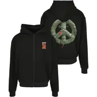 Mister tee Langarmshirt "Unisex Puffer Peace Heavy Oversize Zip Hoody" 1