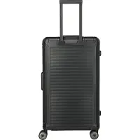 Travelite Hartschalen-Trolley "NEXT Trunk Reisekoffer Aluminium" 100 l 4 Rollen Koffer, mit extra großem Stauraum und stabilem Rahmen