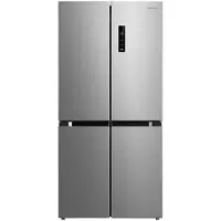 Cecotec Bolero CoolMarket 4D 474 Inox E, Integriert/Freistehend, Amerikanische Tür, Edelstahl, 4 Tür(en), An Tür, 474 l