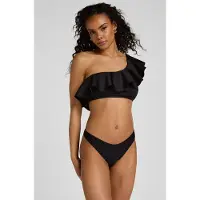 Hunkemoller Highleg Bikinihose Luxe Schwarz