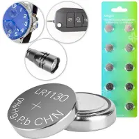 Ideoon 10er-Set Alkaline-Knopfzellen LR54 AG10, 1,5V 80 mAh, Quecksilber- und Cadmiumfrei – Zuverlässige Batterien für Uhren, Taschenrechner & Kleingeräte