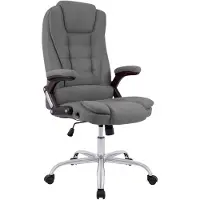 CLP Bürostuhl ergonomisch 150 kg belastbar Thor, Drehstuhl mit modernes Design grau
