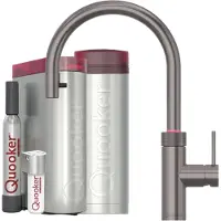 Quooker Flex Round PRO3 CUBE Gunmetal CUBE Filter Starter Paket* FXRGME PRO3 CUBE2