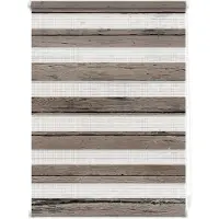 Lichtblick Doppelrollo blickdicht ohne Bohren Klemmbar, Anschraubbar Braun 45 cm x 150 cm (B x L)