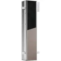 Emco asis plus WC-Modul - Unterputzmodell 15,4 x 80,3 cm, Türanschlag links