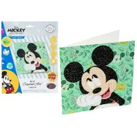 Craft Buddy Crystal Art Card 18x18 Happy Mickey DNY805