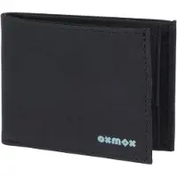 OXMOX Geldbörse New Cryptan RFID Protect Pocketbörse Pure 2.0 Print Cyan Black schwarz
