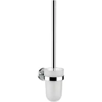 Emco WC-Bürstengarnitur Polo chrom/Klrsiallglas satiniert 071500100