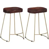 vidaXL Gavin Barhocker 2 Stk. Massivholz Mango