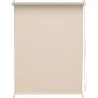 Lichtblick Rollo Verdunkelung ohne Bohren Klemmbar, Anschraubbar Creme 80 cm x 200 cm (B x L)