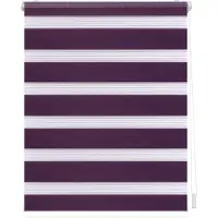 Lichtblick Duo-Rollo Klemmfix, ohne Bohren Brombeer 45 cm x 150