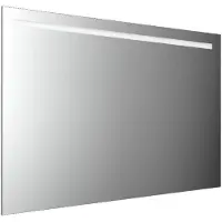 Emco MI 100 LED-Lichtspiegel mit horizontalem Lichtausschnitt, Höhe 800mm, 449810005