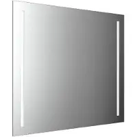 Emco MI 120 LED-Lichtspiegel mit 2 horizontalen Lichtausschnitten, Höhe 800mm, 449812002