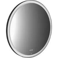 Emco round black Lichtspiegel, Durchmesser 750mm, mit LED-Beleuchtung, schwarz, 441324808