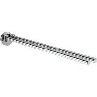 Emco round porte-serviettes, 2 bras, 400 mm, mobile, 435000141, 435000141