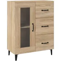 vidaXL Sideboard Sonoma-Eiche 69,5x34x90 cm Holzwerkstoff