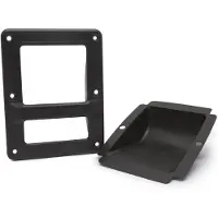 HomeShopXL Griff für Lautsprecherständer, Kunststoff, schwarz, 210x160x55 mm, 2er-Set [39403]