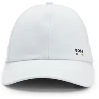 BOSS Baseball Cap "Zed Icon", weiß (open blau 499), Twill, Baumwolle, unifarben, Caps Baseball Cap, aus Baumwoll-Twill, unisex