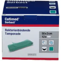 BWB Medical GmbH Cutimed Sorbact Tamponaden 2x50 Cm 12 St