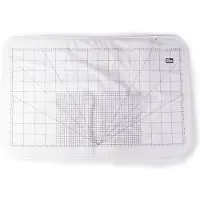 Prym Bügelunterlage 60 x 90 cm, hitzereflektierend, beidseitig verwendbar, metrisch gerastert