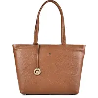 Braun Büffel Umhängetasche HANNA Shopper braun Damen - Leder