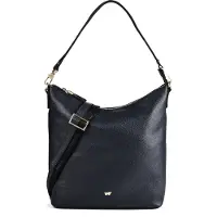 Braun Büffel Umhängetasche HANNA Hobo Bag M blau Damen - Leder