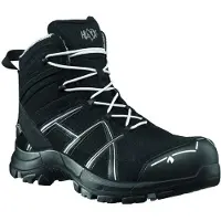 Haix Sicherheitsstiefel Black Eagle Safety 40.1 Mid S3 ESD SRC DGUV Gr. 50,5 schwarz/silber