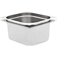 vidaXL Gastronormbehälter 2 Stk. GN 1/2 150 mm Edelstahl