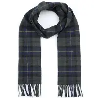 Barbour Schal Tartan Lammwolle Klassisch Dunkelgrün