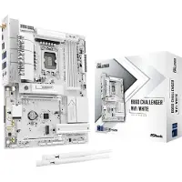 Asrock B860 Challenger WiFi White, Intel, LGA 1851 (Socket V1), Intel Core Ultra (Series 2), LGA 1851, DDR5-SDRAM, 256 GB