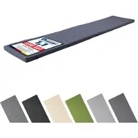 Garronda Bankauflage 180x40 cm ca. 4 cm dick Sitzkissen Outdoor für Gartenbank und Hollywoodschaukel Polster Auflage für Sitzbank wasserabweisend UV-beständig mit Bändern GD-0220 Marineblau