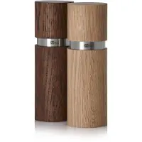 AdHoc Salz- & Pfeffermühle Textura Braun 15 cm