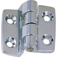 Goldenship Scharnier Aus Edelstahl 2 Einheiten Silber 38 x 35 x 2 x 10 mm Silber 38 x 35 x 2 x 10 mm