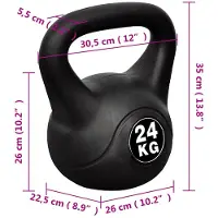vidaXL Kettlebell Kugelhantel