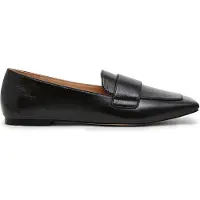 Steve madden Monarc Flat Shoes Black Crinkle Größe: 39 | Loafer Outlet | Damen | Schwarz