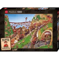 Heye Puzzle Getaway Car Fred, 1000 Teile, 1000 Stück(e), Kunst