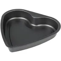 CHG Herz Backform, antihaftbeschichtet, ca. 26 x 25,5 x 4 cm