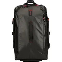 Samsonite Paradiver Light, Karre, Soft Shell, Schwarz, 2 Rad/Räder, Fronttasche, Seitentasche, Reißverschluss