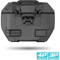 Shad 3P/4P Seitenkofferpaar SH38X Expandable schwarz/alu Unisexneutral000 - Motorradzubehör - Motorradgepäck