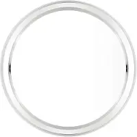 Olympia rundes Serviertablett Edelstahl 30,5cm