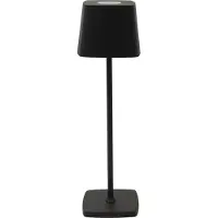 Luxus Europe - Tischlampe Touch Aimée Schwarz - Kabellose LED-Tischlampe für den Innenbereich – USB-C wiederaufladbar