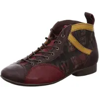 Think! Halbschuhe Guad2 aus Glattleder mit Schnürsenkeln und Lederfutter, Blockabsatz, Gr. 41