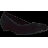 Gabor Damen Keilpumps aus Rauleder, schwarz, Größe 42, 3,5 cm Absatz