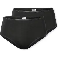 Schiesser Unterwäsche Damen 162893 Modal Essentials Black (2er Set)-XXL