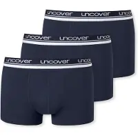 Schiesser Boxer "Uncover Cotton" Logo-Bund, elastisch, ohne Eingriff, perfekter Sitz