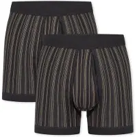 Schiesser Boxershort Herren 172695 Classic Daywear Black (2er Set)-M