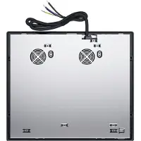 Whirlpool WTX6019DCF, Schwarz, Integriert, 59 cm, Zonen-Induktionskochfeld, Glaskeramik, 4 Zone(n)